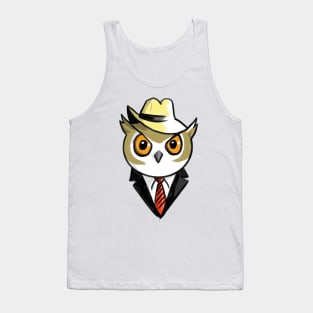 Owl Capone Tank Top